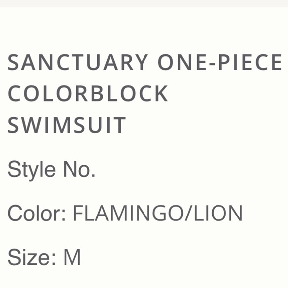 NTW Sanctuary Swim Colorblock Suit - Picture 2 of 4